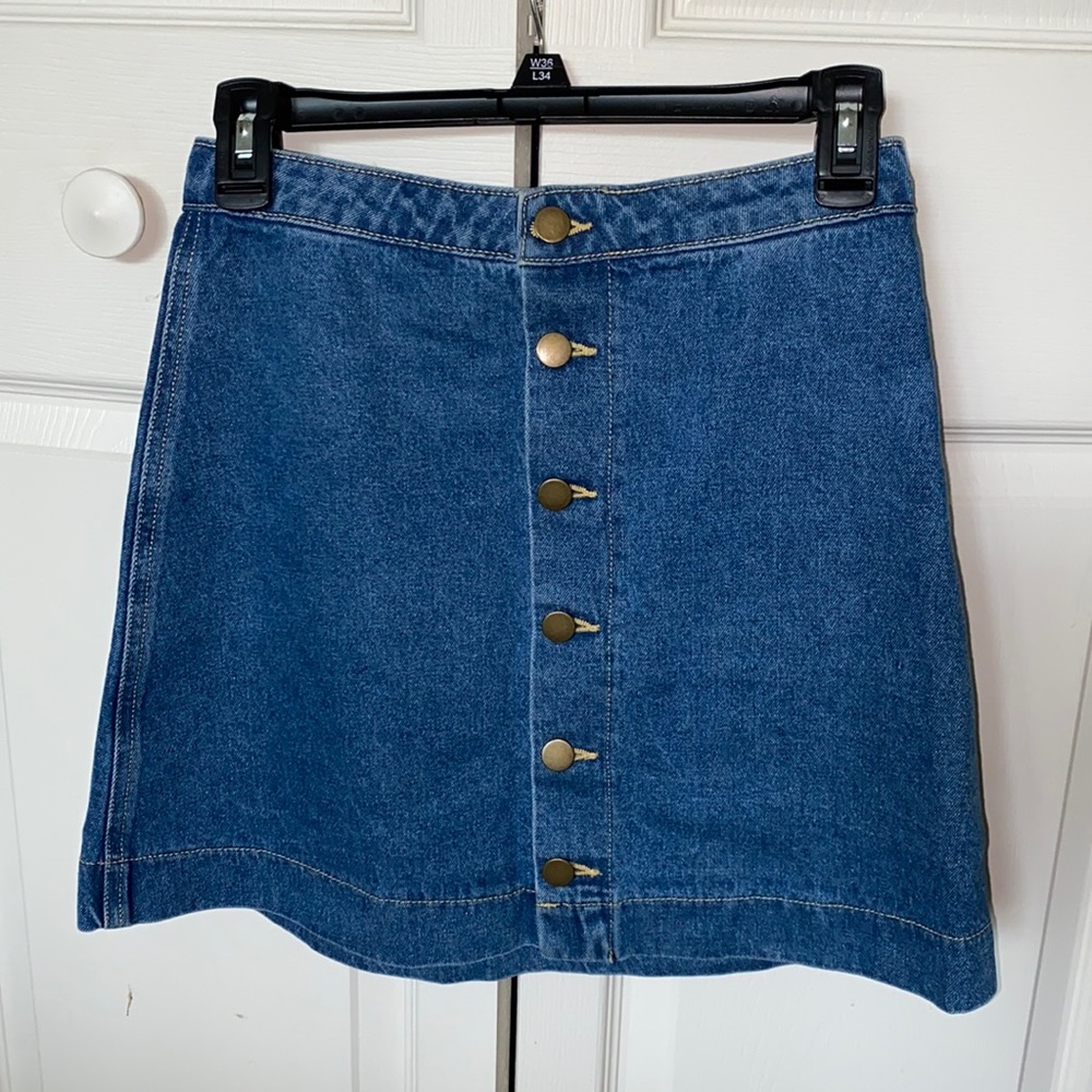 American Apparel Denim Skirt